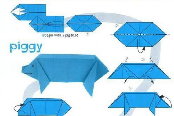 Мастер-класс: как делаются в стиле оригами из бумаги животные