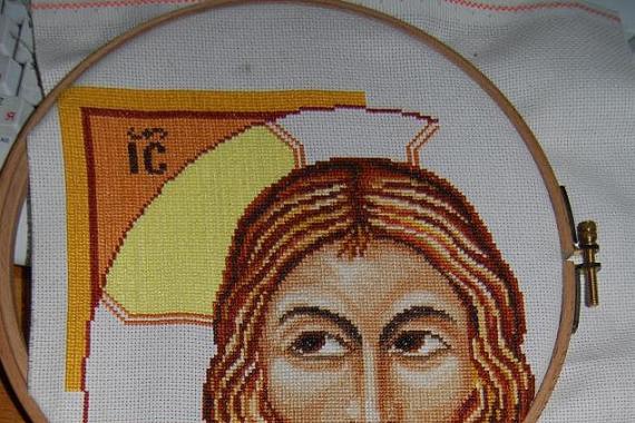 Схема вышивки икон Спасителя и Святой Блаженной Матроны крестом, детальный мастер-класс со схемой и фото для начинающих Схема вышивки иконы святой матроны